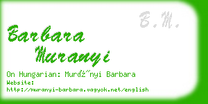 barbara muranyi business card